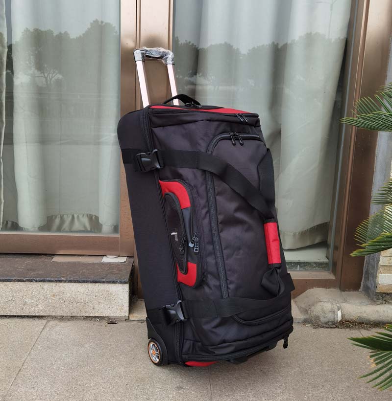 Foldable Rolling Luggage Bag - حقيبة سفر كبيرة السعة مقاس 27-32