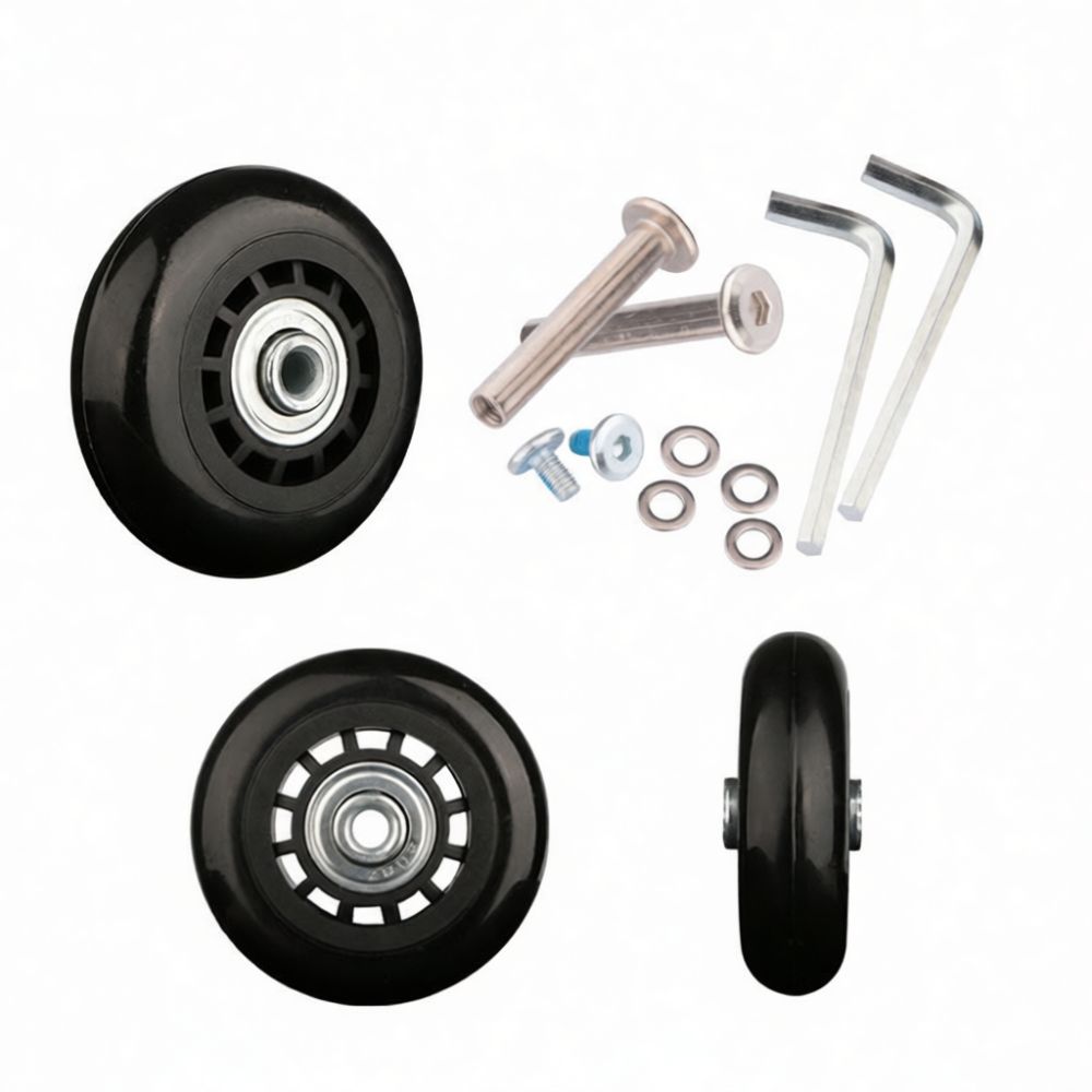 Silent Replacement Luggage Wheels - عجلات مطاطية لحقائب السفر، عجلات صامتة