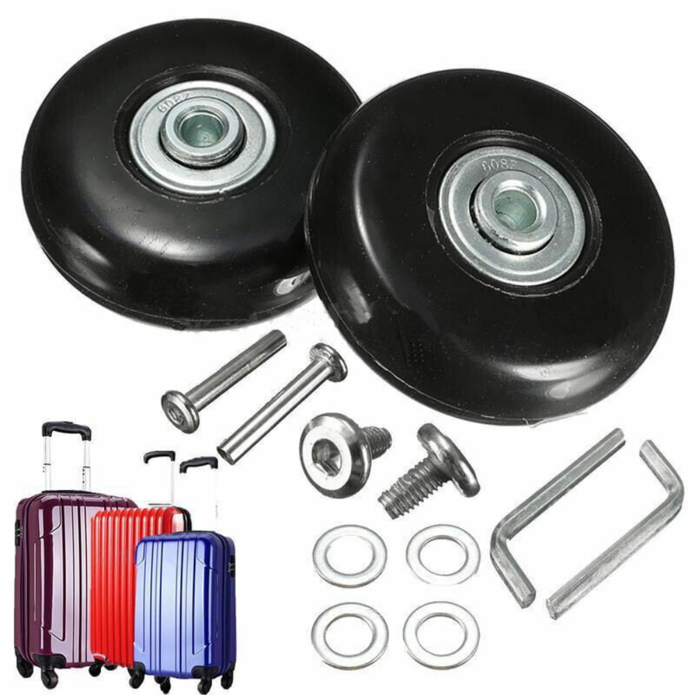 طقم إصلاح محاور بديلة مقاومة و - مراجعة Silent Replacement Luggage Wheels وسعره
