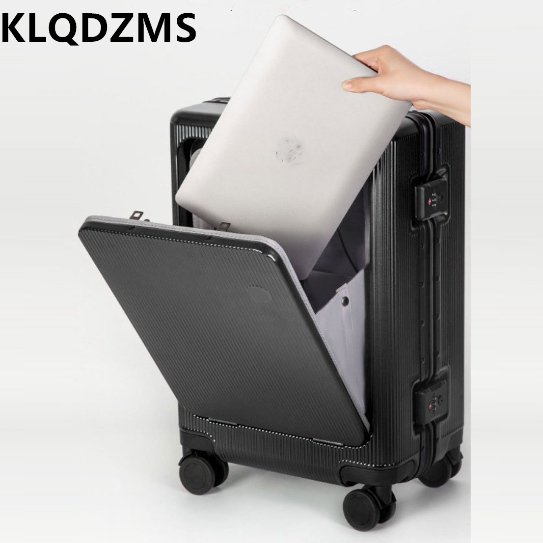 حقيبة سفر KLQDZMS مقاس 20 و22  - مراجعة Front Opening Laptop Luggage 24 Inch وسعره