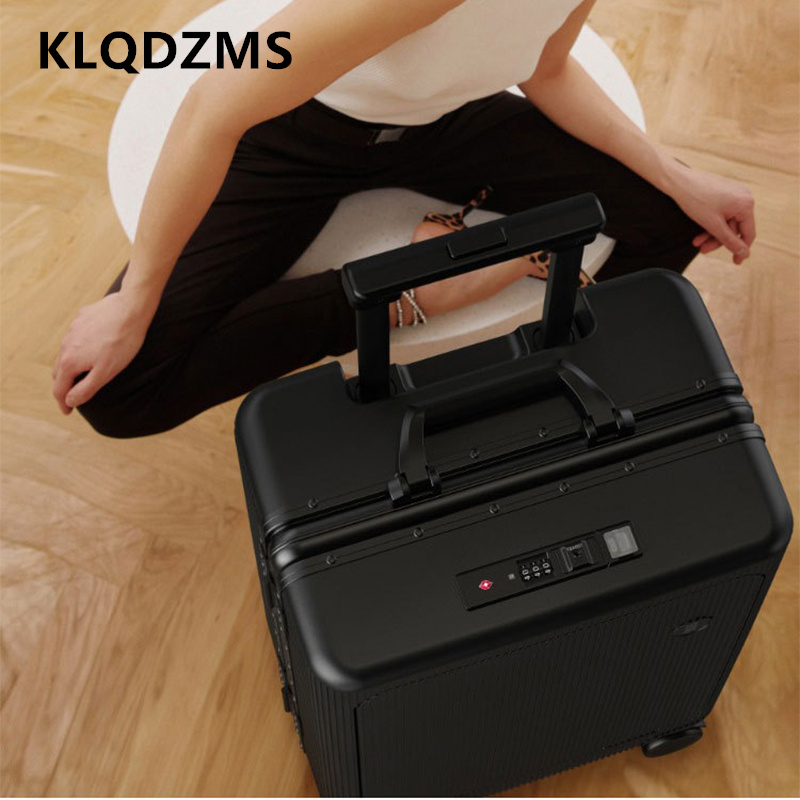حقيبة سفر KLQDZMS مقاس 20 و22  - مراجعة Front Opening Laptop Luggage 24 Inch وسعره