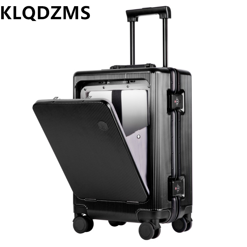 حقيبة سفر KLQDZMS مقاس 20 و22  - مراجعة Front Opening Laptop Luggage 24 Inch وسعره