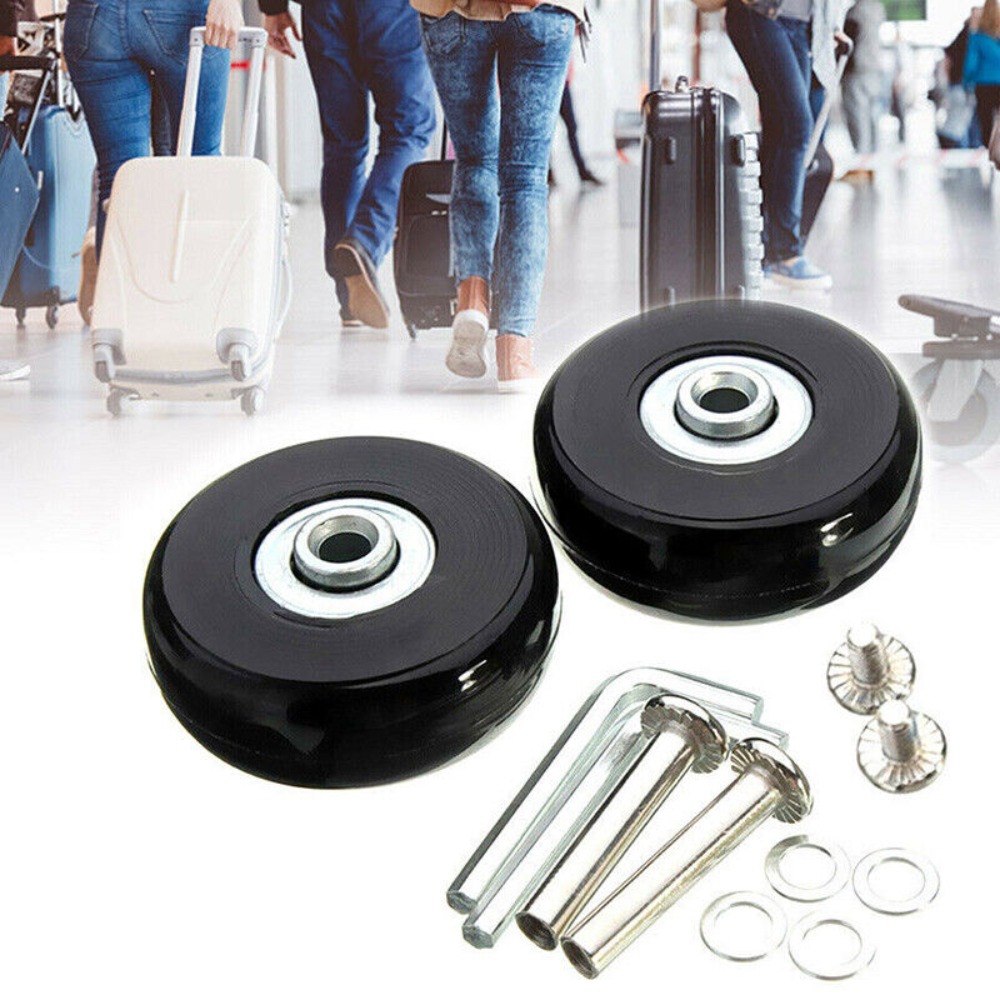 2/4 قطع عجلات بديلة صامتة منزل - مراجعة Silent Replacement Luggage Wheels وسعره