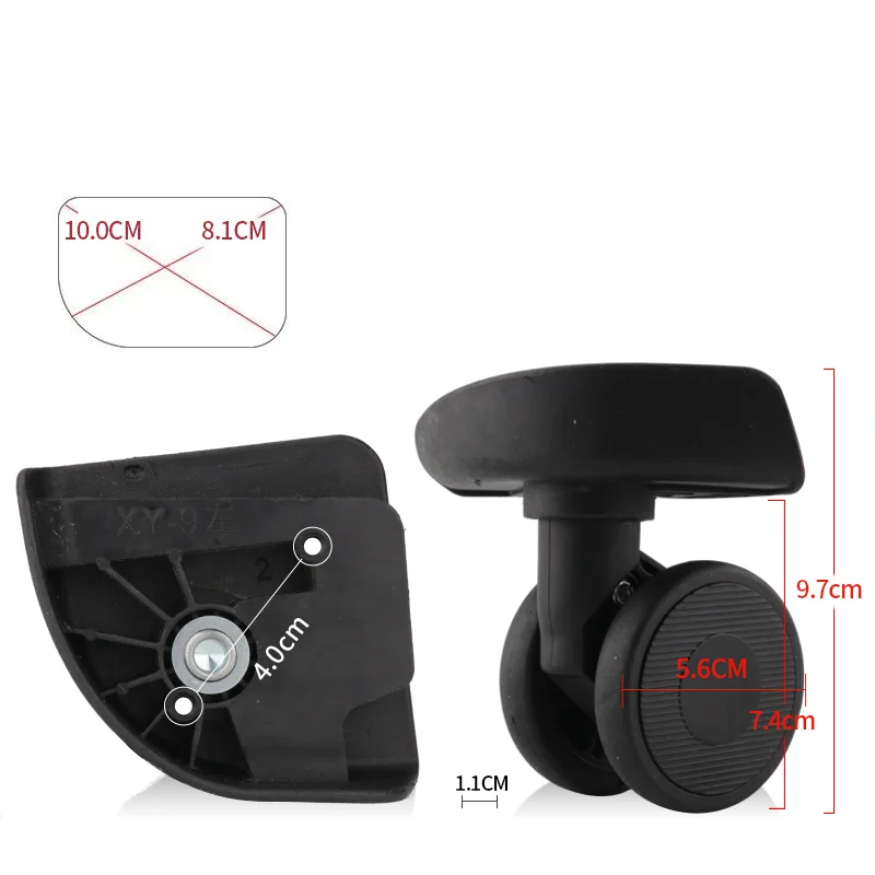 عجلات حقيبة سفر مقاومة للصدمات - مراجعة Silent Replacement Luggage Wheels وسعره