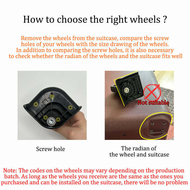 عجلات حقيبة سفر مقاومة للصدمات - مراجعة Silent Replacement Luggage Wheels وسعره