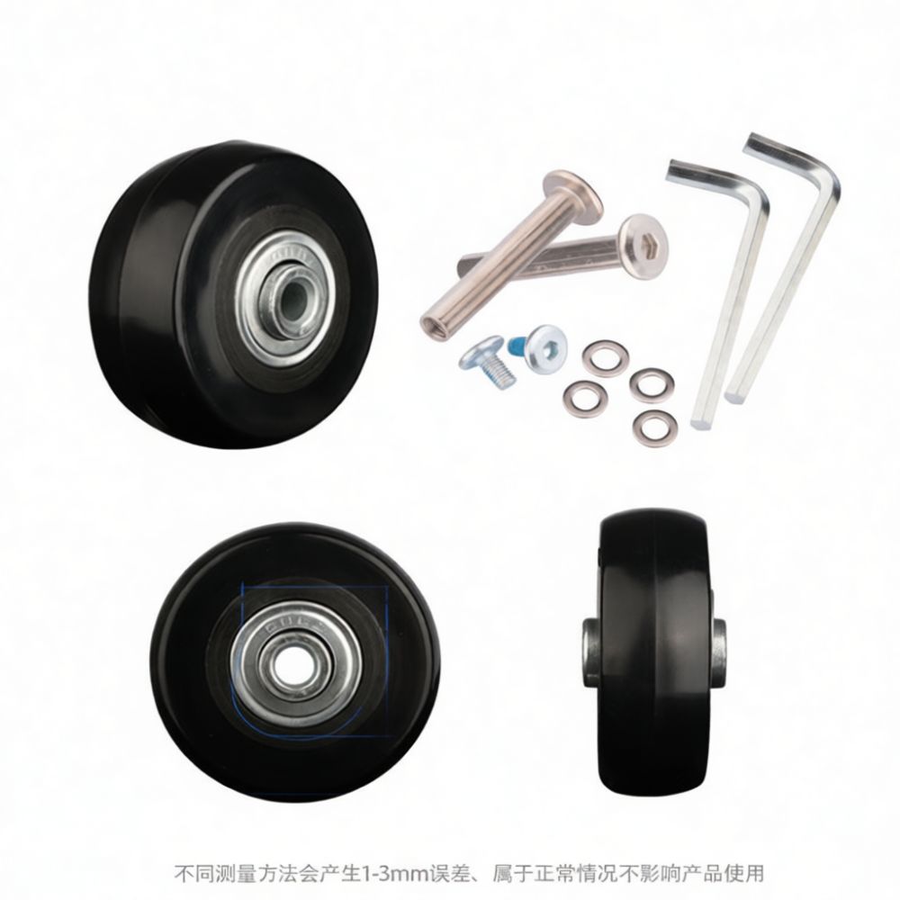 عجلات مطاطية لحقائب السفر، عجل - مراجعة Silent Replacement Luggage Wheels وسعره