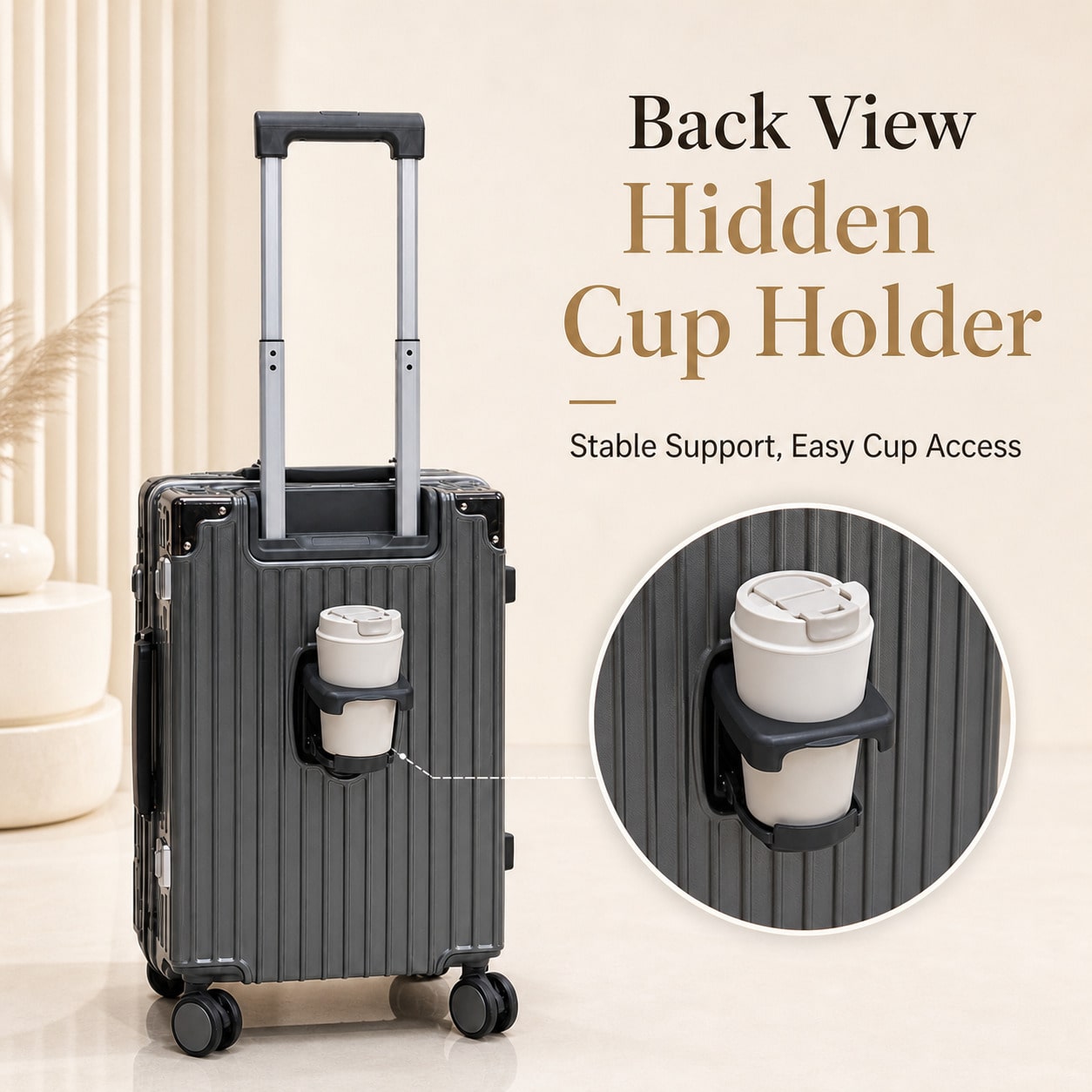 حقيبة سفر بحجم 20 بوصة، معتمدة - مراجعة Aluminum Frame Carry On Luggage وسعره