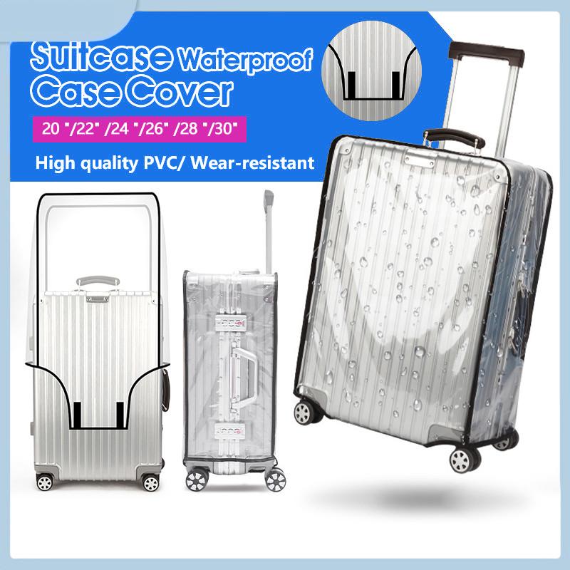 غطاء حقيبة شفاف مقاوم للماء وا - مراجعة Luggage Protective Cover Transparent وسعره