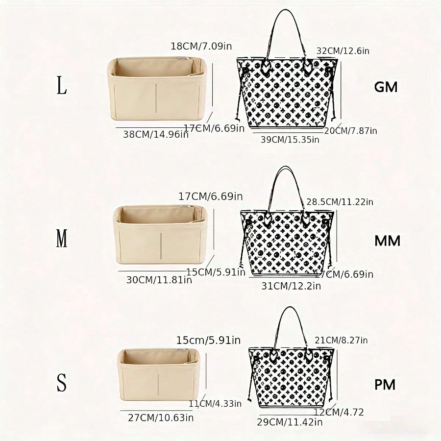 منظم حقيبة من اللباد، حقيبة مس - مراجعة Handbags وسعره