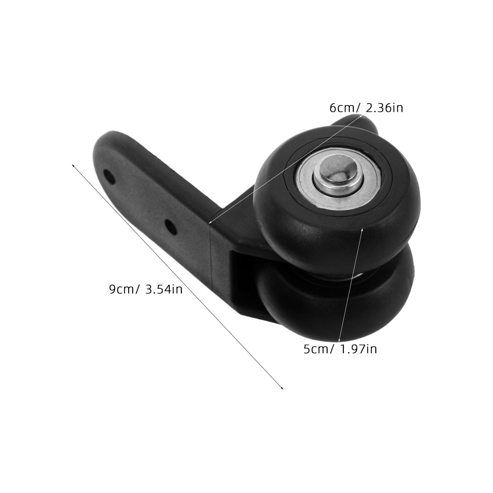 زوج من عجلات التحميل الثقيلة ل - مراجعة Silent Replacement Luggage Wheels وسعره